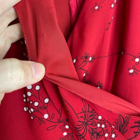 MADEWELL Hazelwood Wrap-Front Mini Dress Windswept Floral sz 6 Read description - Picture 8 of 8